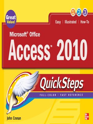 cover image of Microsoft Office Access 2010 QuickSteps